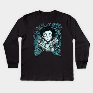 Classic Retro goth Lover Gift Kids Long Sleeve T-Shirt